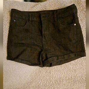 Classic Kendall & Kylie Black Denim Women's Shorts